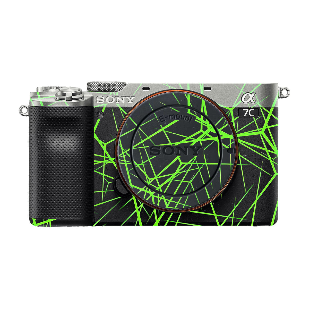 Neon Grid Sony A7 C Camera Skins