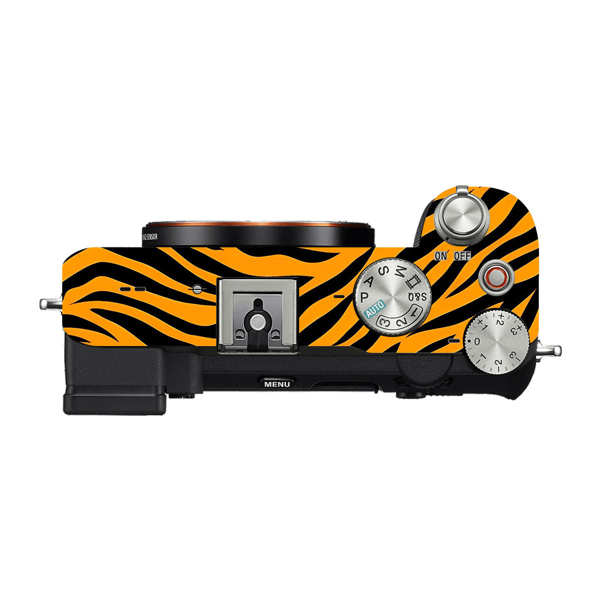 Zebra Gold Pattern Sony A7 C Camera Skins