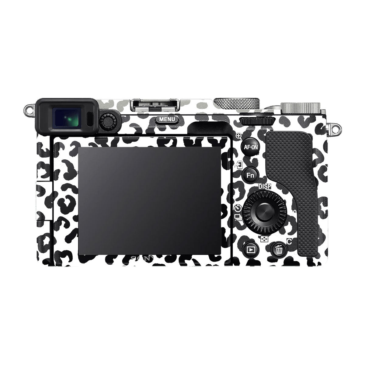 White Leopard Sony A7 C Camera Skins