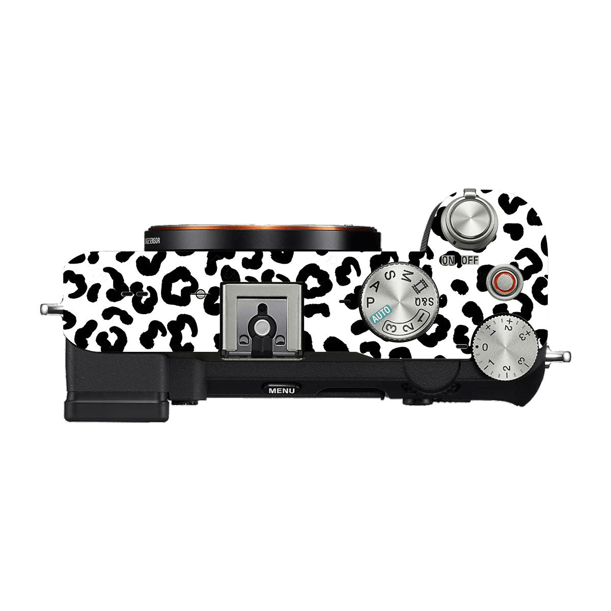 White Leopard Sony A7 C Camera Skins