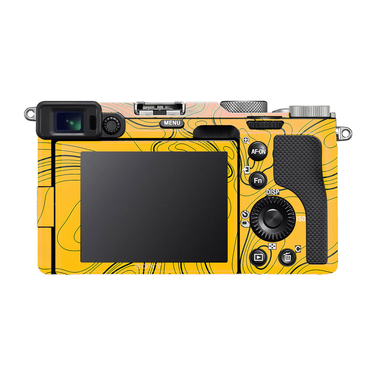 Topographic Map Pattern Sony A7 C Camera Skins