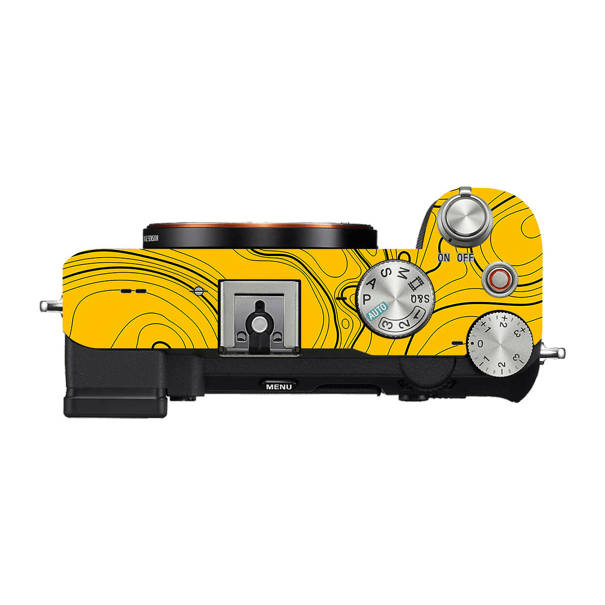 Topographic Map Pattern Sony A7 C Camera Skins