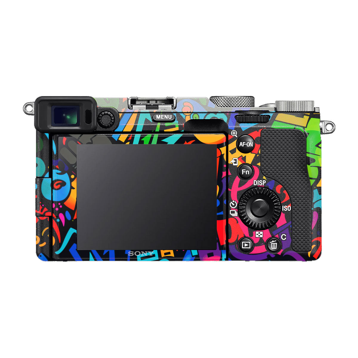 Colorful Urban Street Art Lettering Sony A7 C Camera Skins