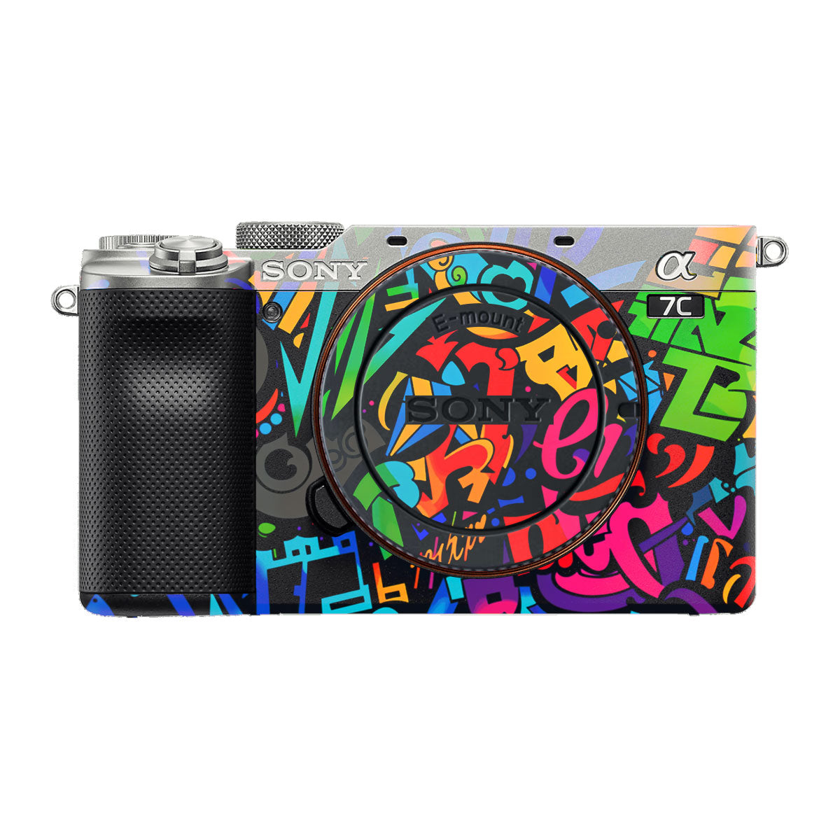 Colorful Urban Street Art Lettering Sony A7 C Camera Skins