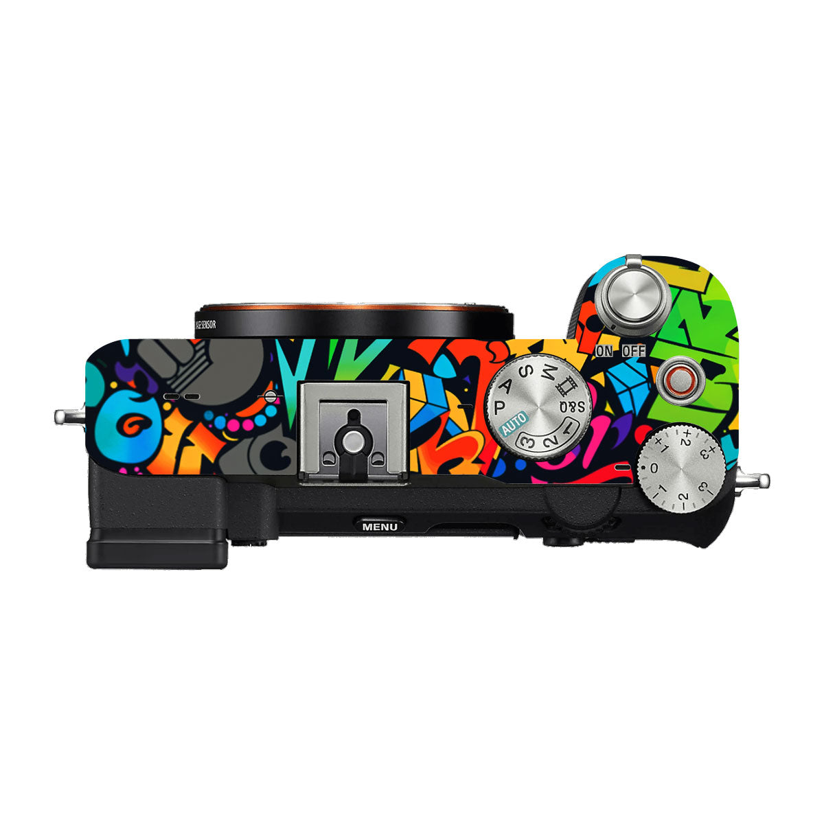 Colorful Urban Street Art Lettering Sony A7 C Camera Skins
