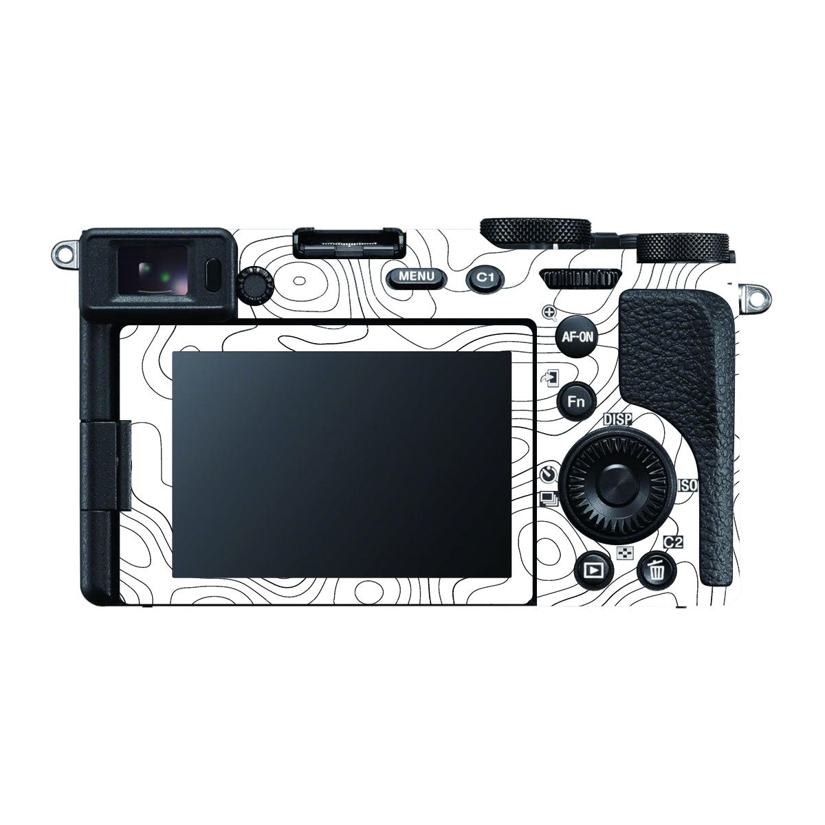 White Contour Design Sony A7 CII Camera Skins