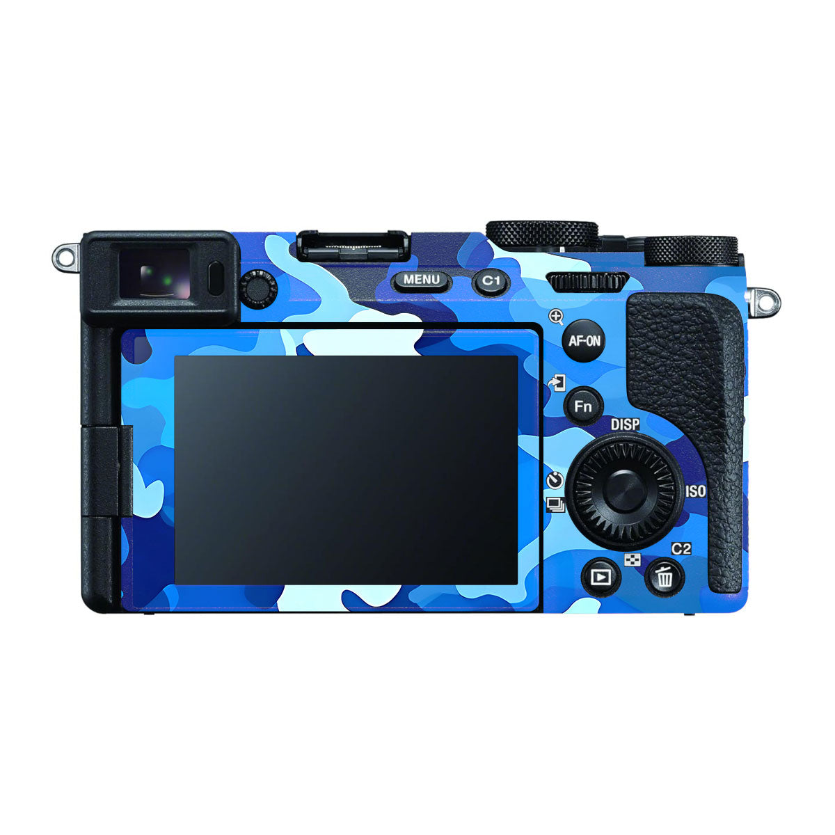 Arctic Blue Camo Pattern Sony A7 CII Camera Skins