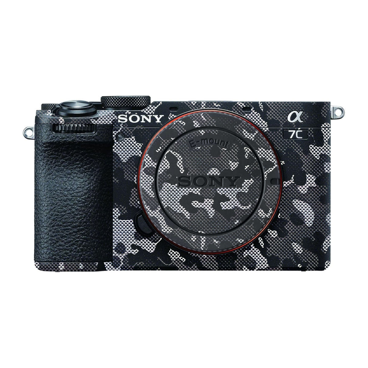 Stealth Grey Camo Sony A7 CII Camera Skins