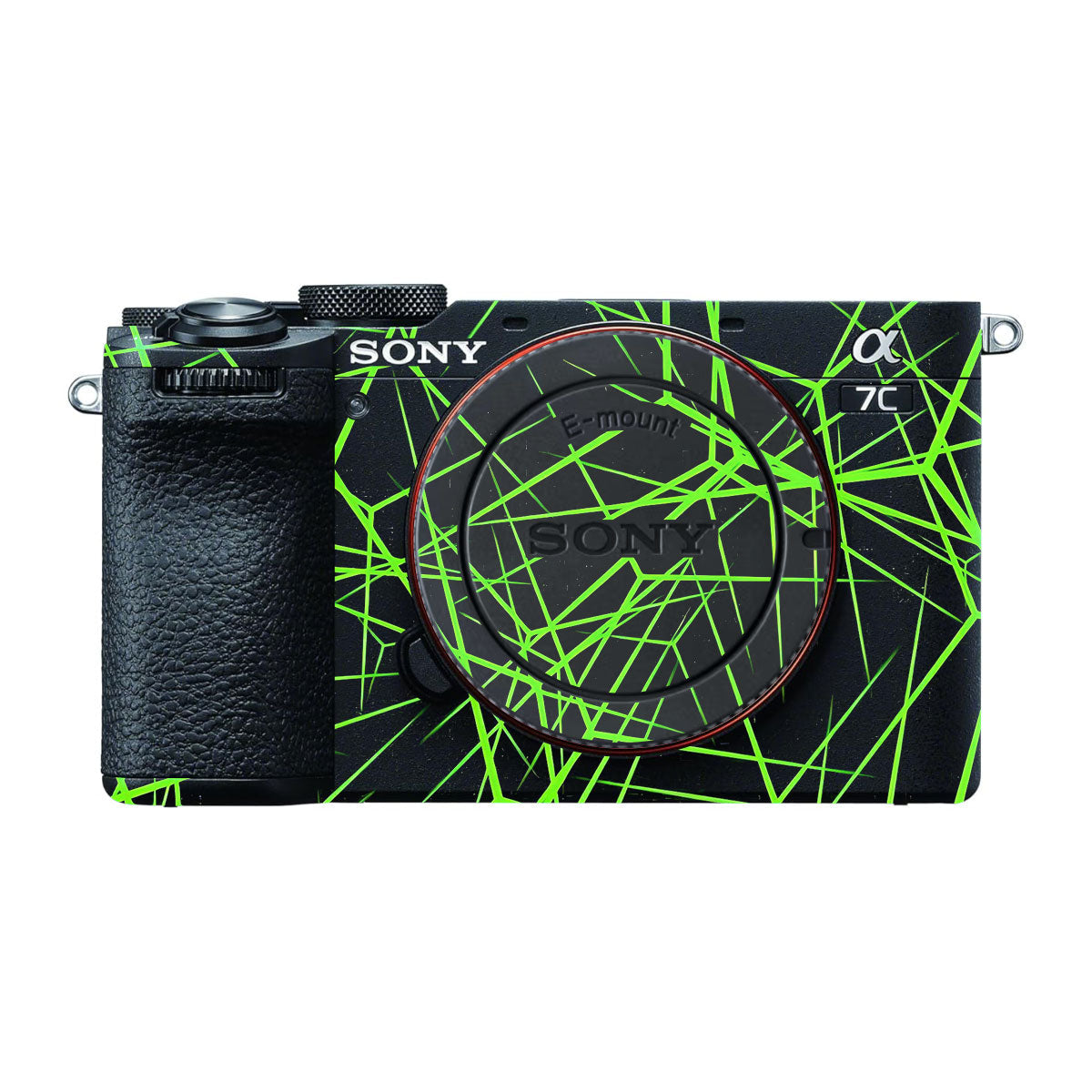 Neon Grid Sony A7 CII Camera Skins