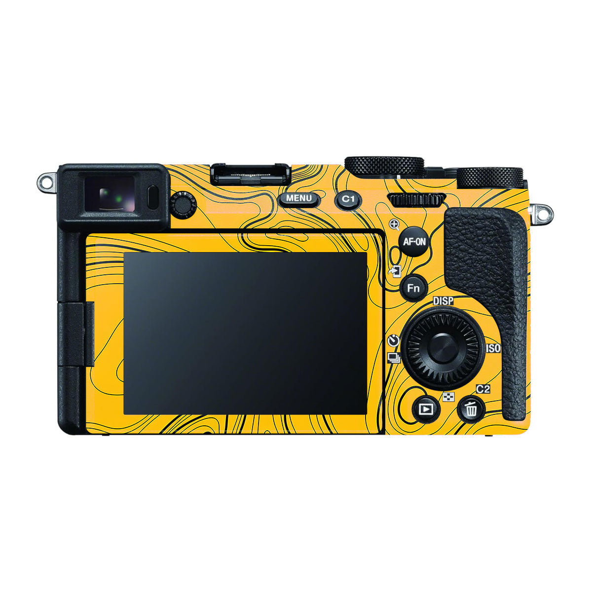 Topographic Map Pattern Sony A7 CII Camera Skins