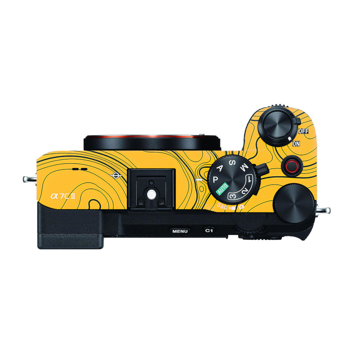 Topographic Map Pattern Sony A7 CII Camera Skins