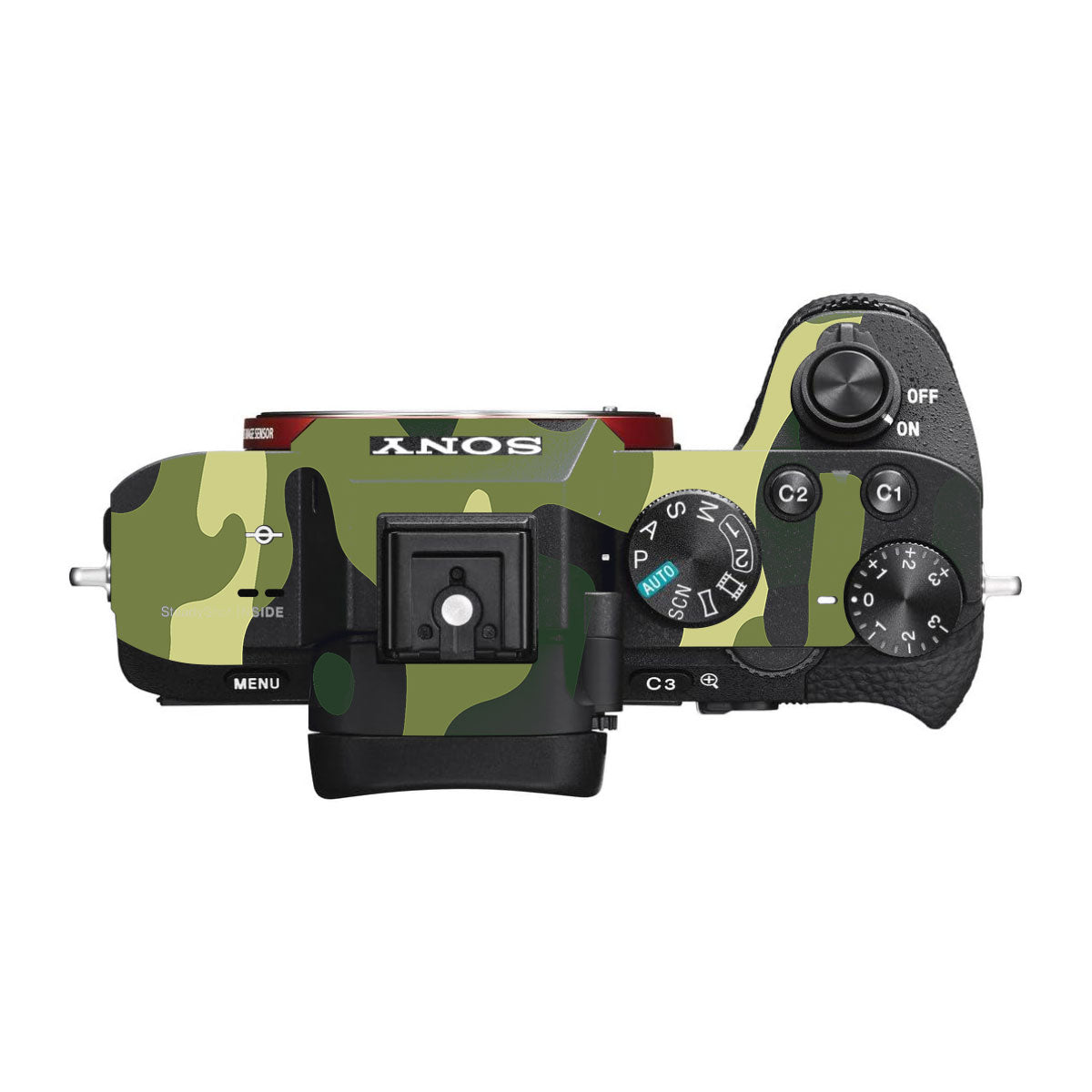 Forest Green Camo Sony A7 II Camera Skins