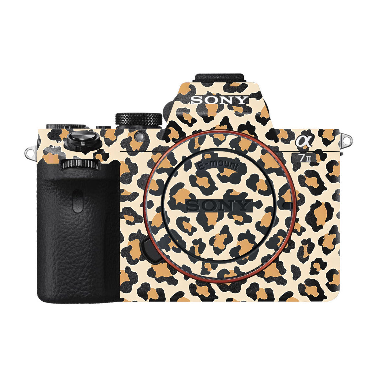 Sandy Leopard Spots Sony A7 II Camera Skins