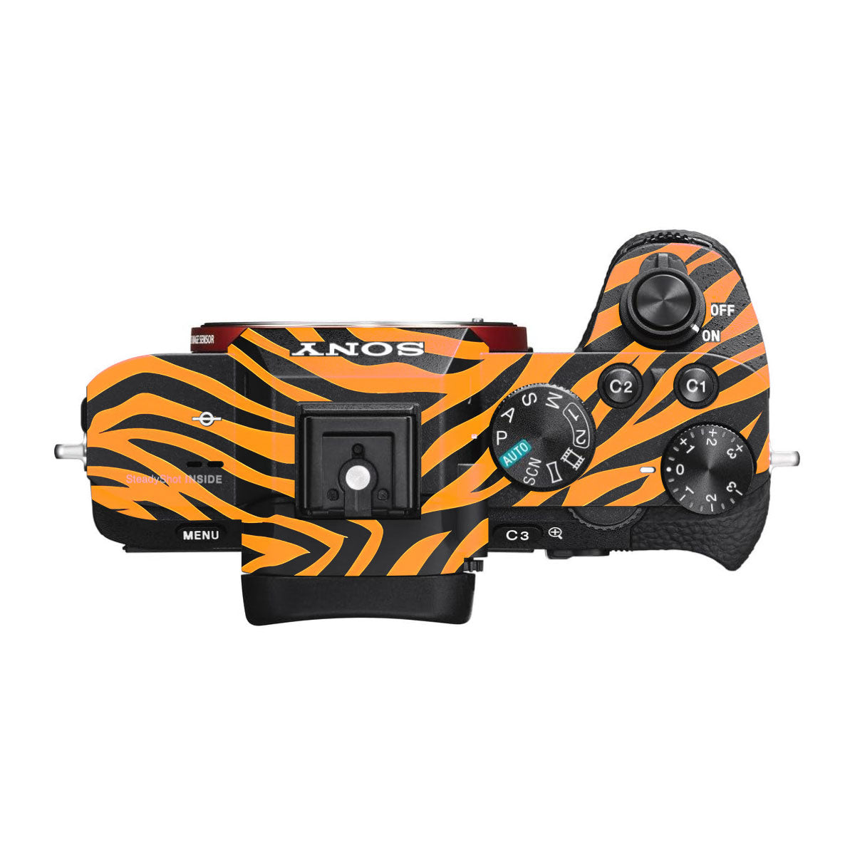 Zebra Gold Pattern Sony A7 II Camera Skins