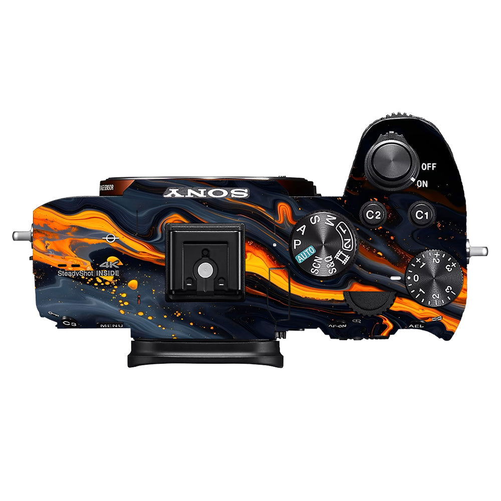 Lava Marble Sony A7MIII Camera Skins