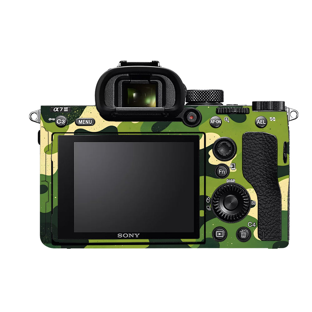 Camouflage Pattern Sony A7MIII Camera Skins