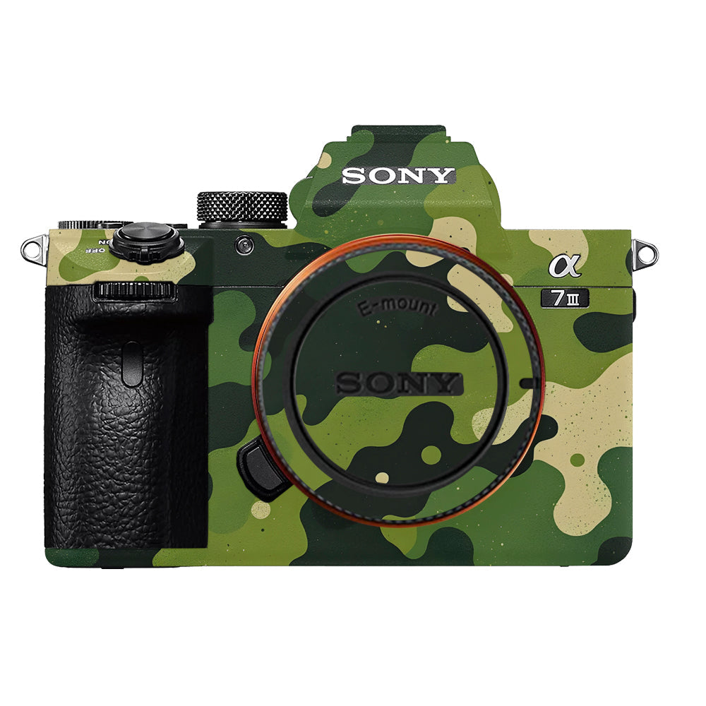 Camouflage Pattern Sony A7MIII Camera Skins