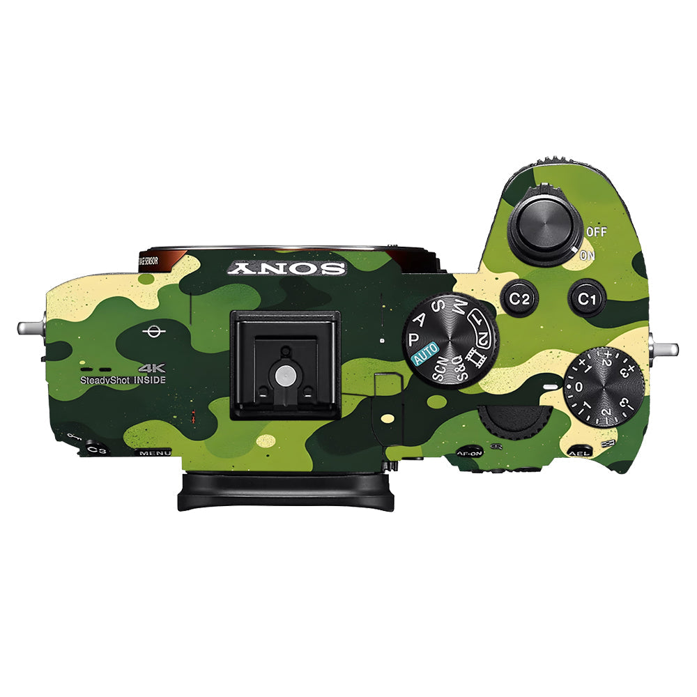 Camouflage Pattern Sony A7MIII Camera Skins