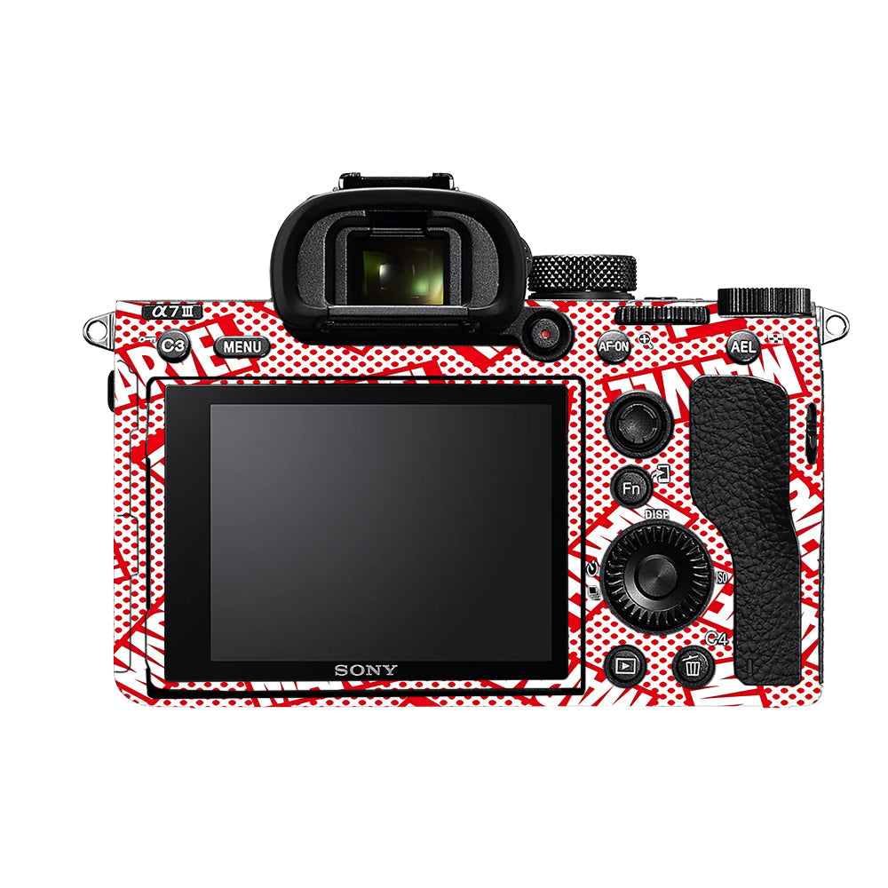 Marvel Comics Sony A7MIII Camera Skins