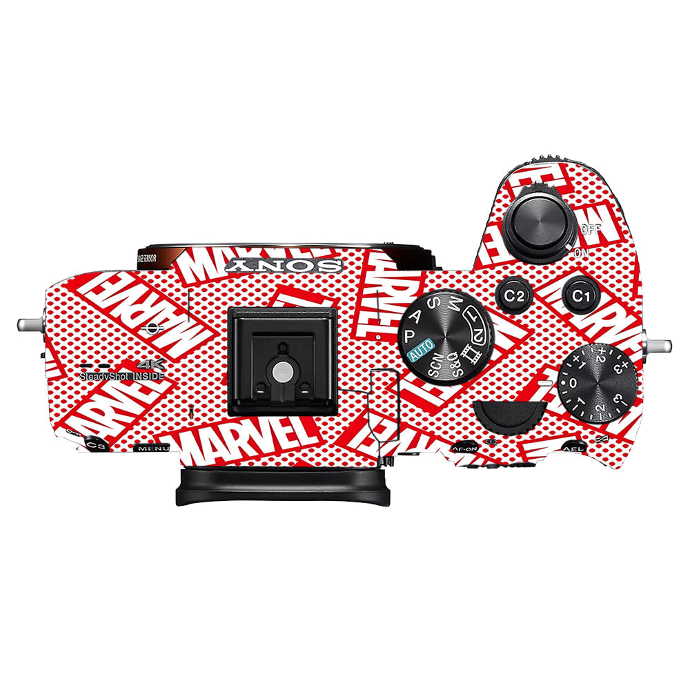 Marvel Comics Sony A7MIII Camera Skins