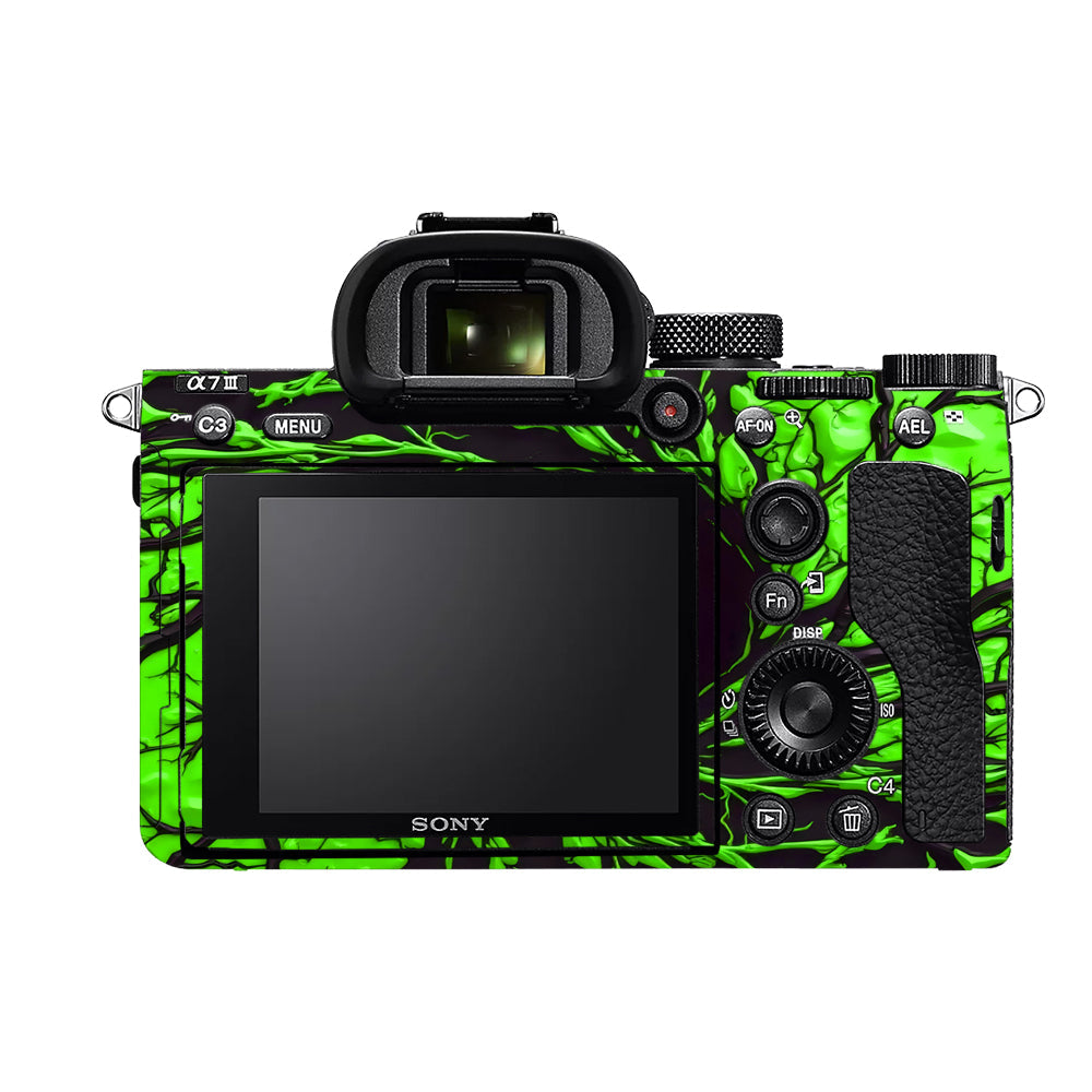 Venom Green Sony A7MIII Camera Skins