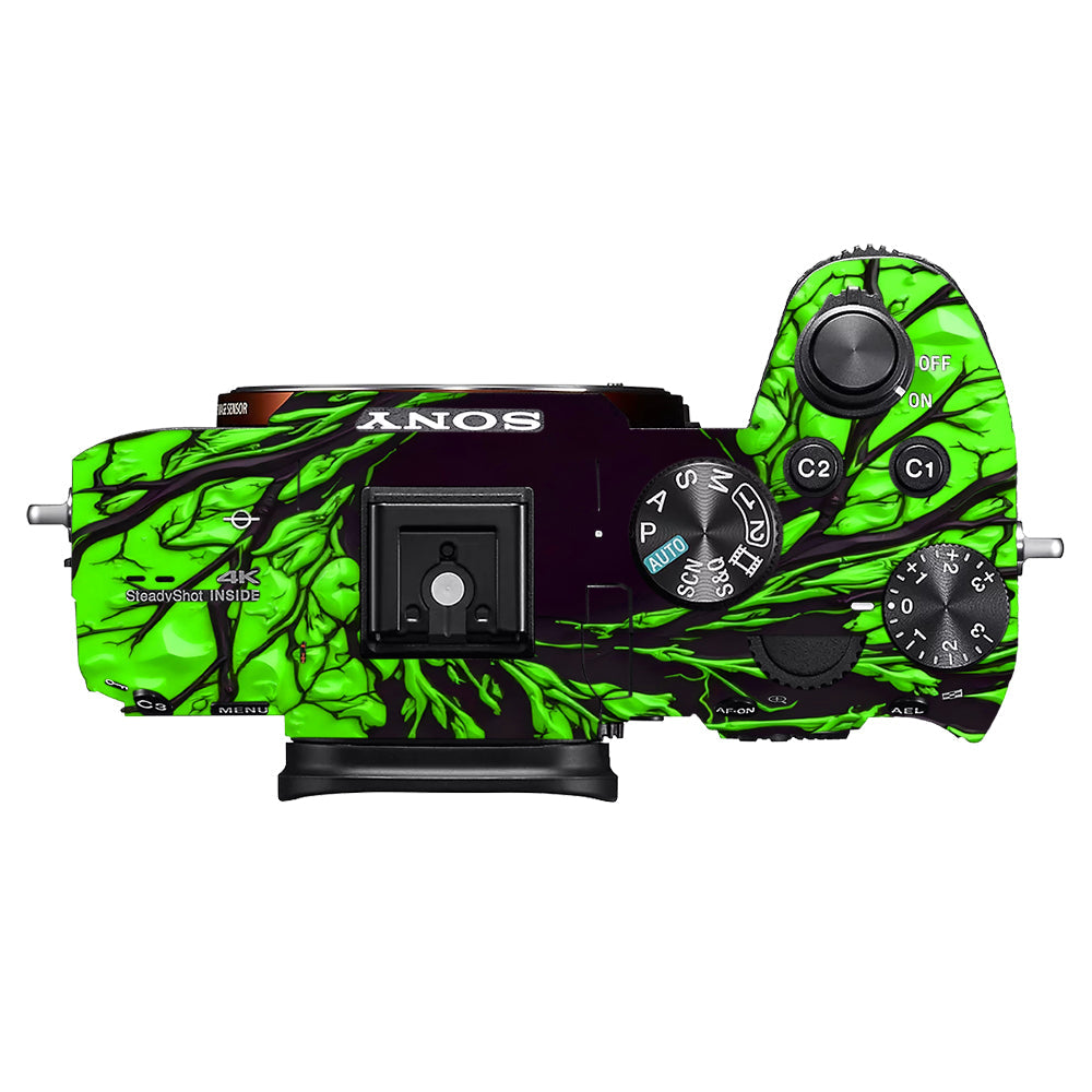 Venom Green Sony A7MIII Camera Skins