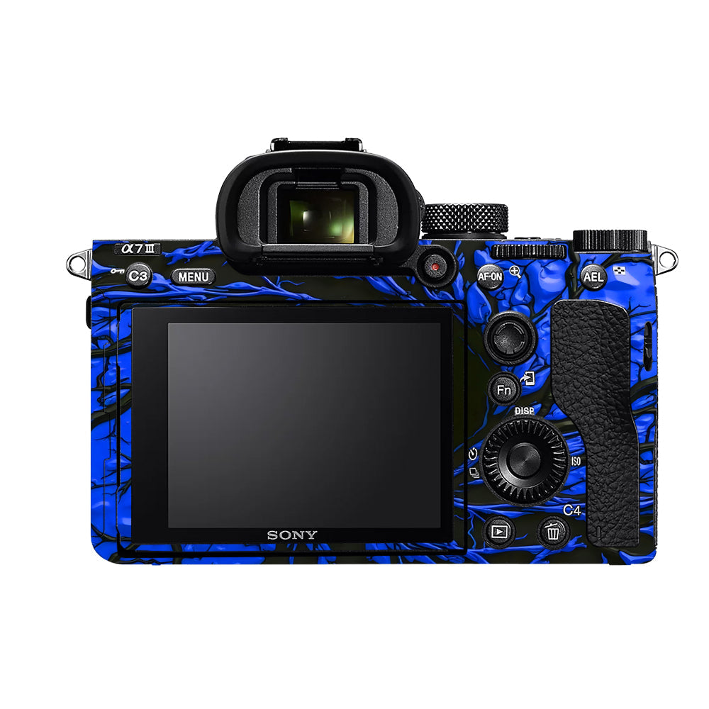 Venom Blue Sony A7MIII Camera Skins
