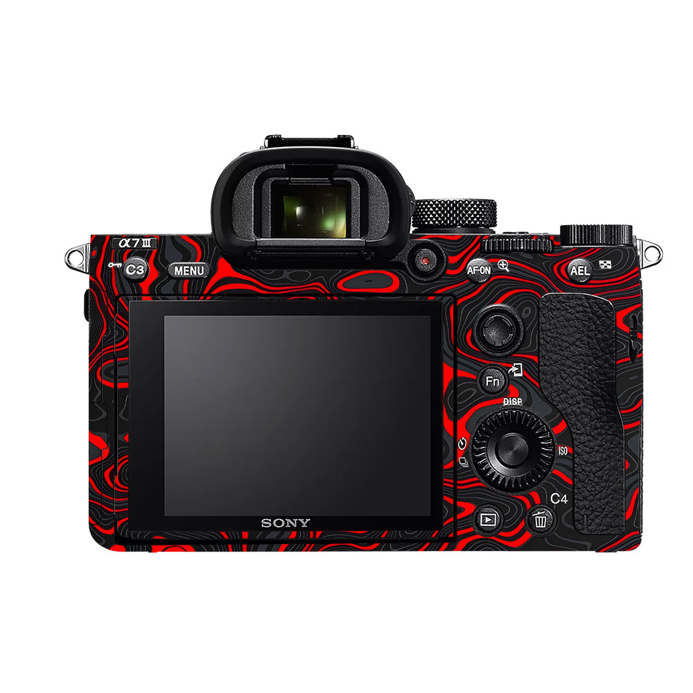 Crimson Waves Sony A7MIII Camera Skins