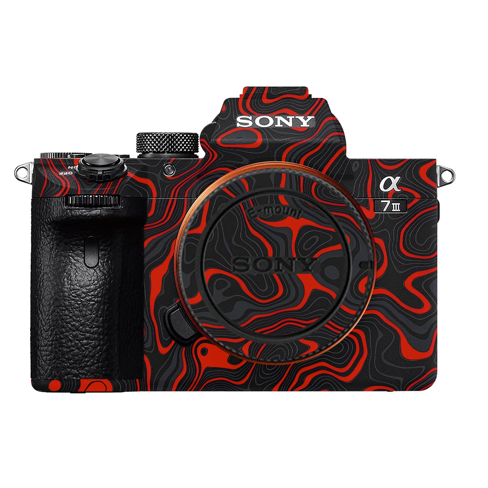 Crimson Waves Sony A7MIII Camera Skins