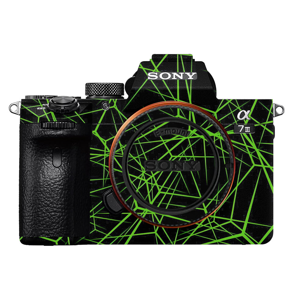Neon Grid Sony A7MIII Camera Skins