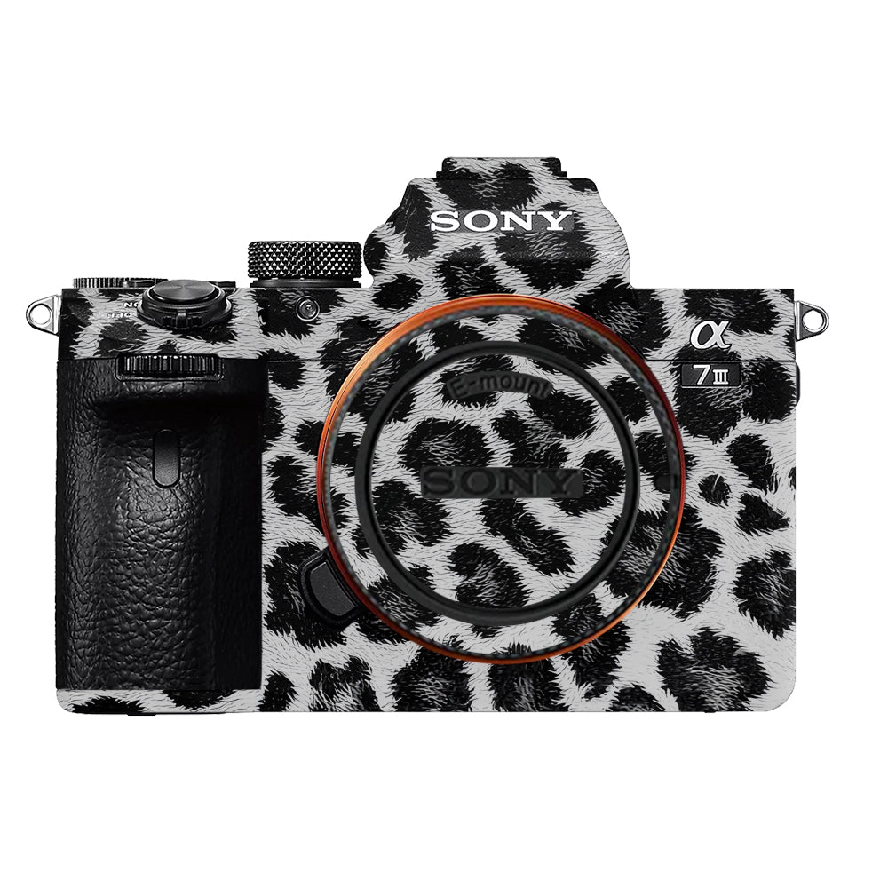 Snow Leopard Spots Sony A7MIII Camera Skins