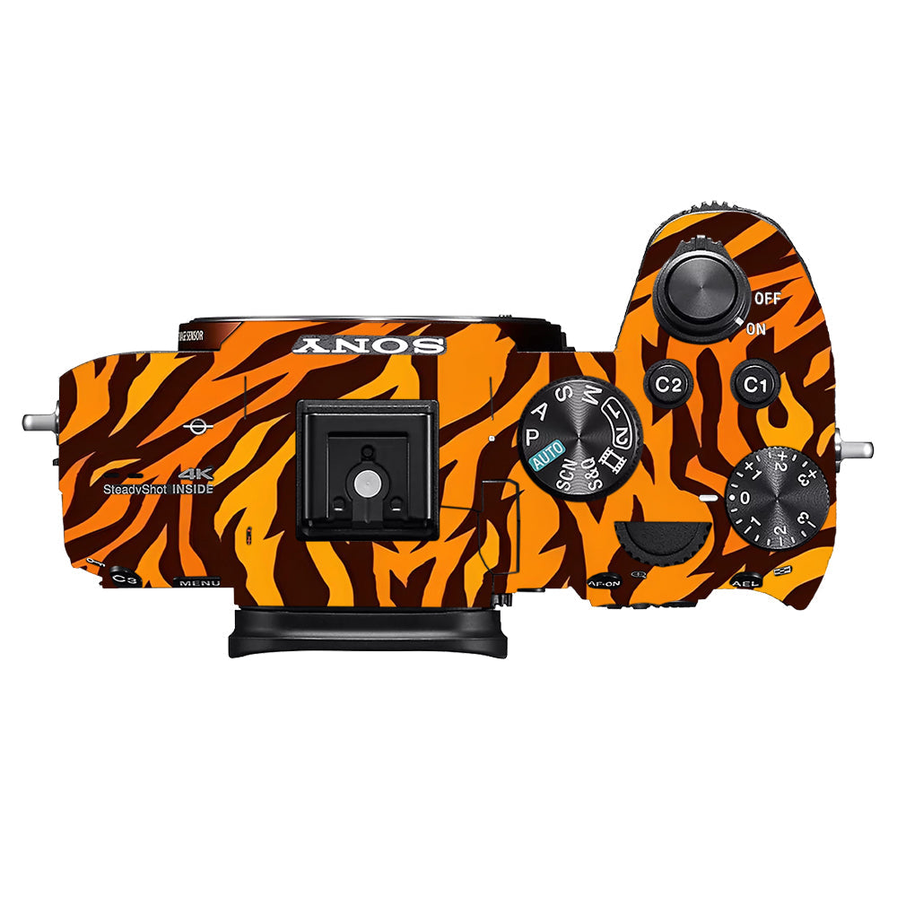 Wild Tiger Stripes Sony A7MIII Camera Skins