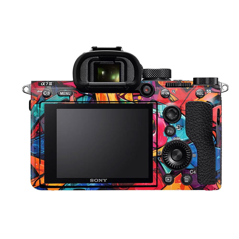 Urban Graffiti Explosion Sony A7MIII Camera Skin