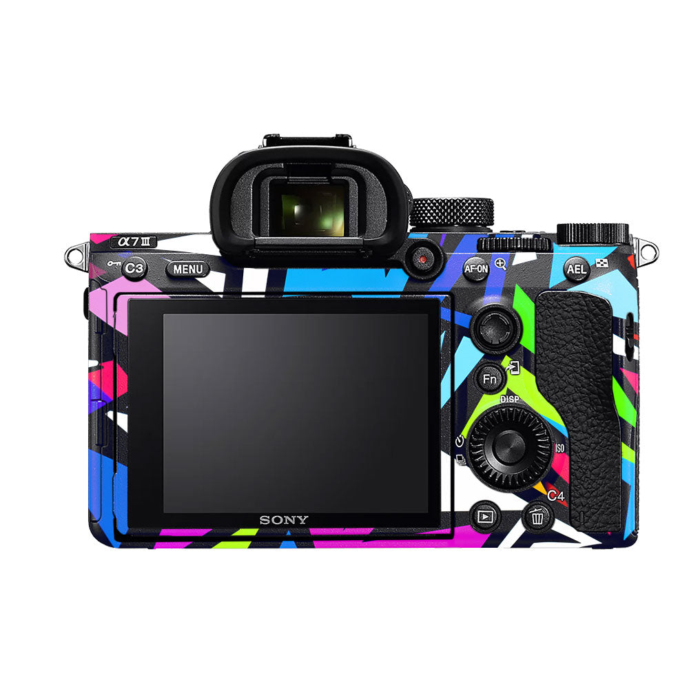 Bold Geometric Pop Sony A7MIII Camera Skin
