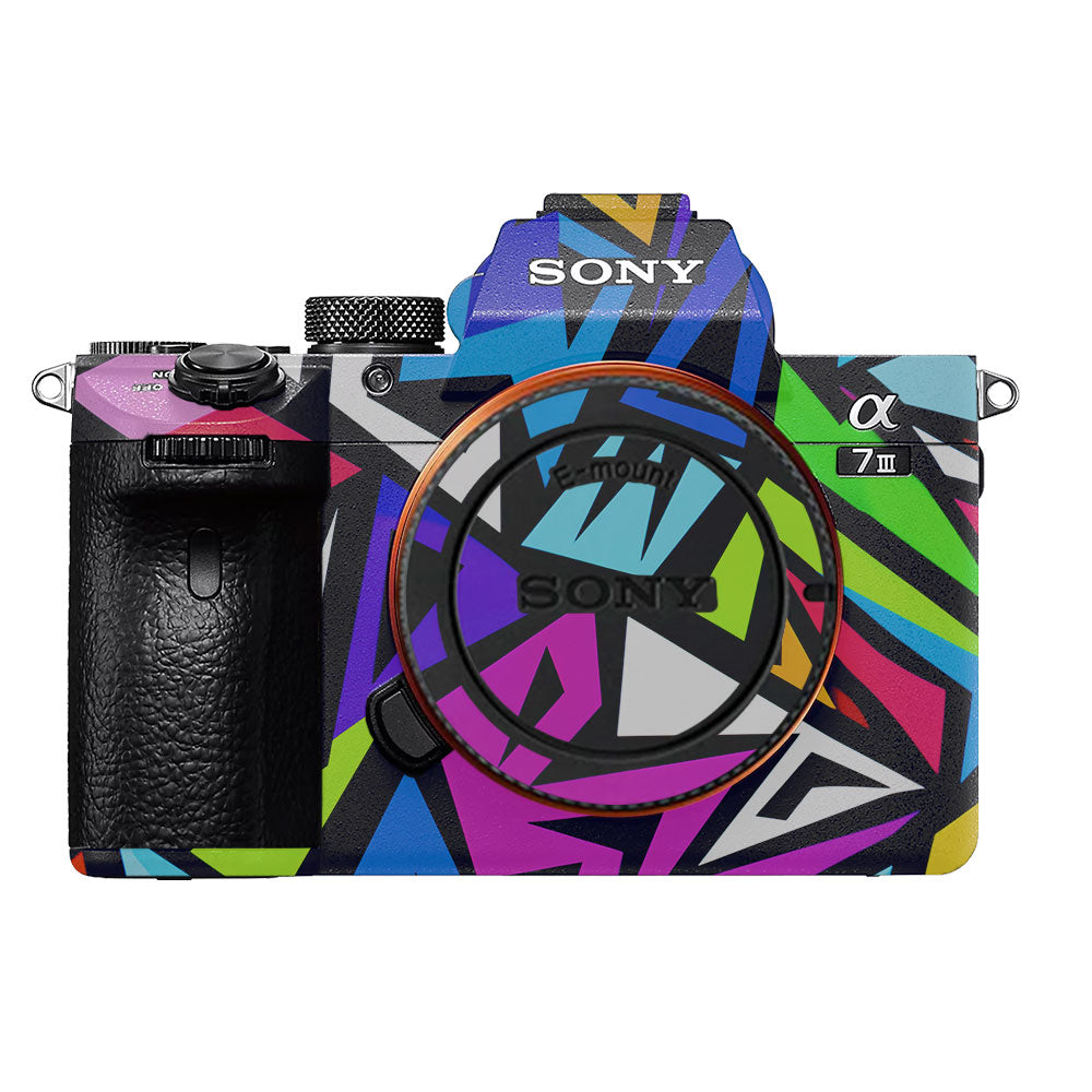 Bold Geometric Pop Sony A7MIII Camera Skin