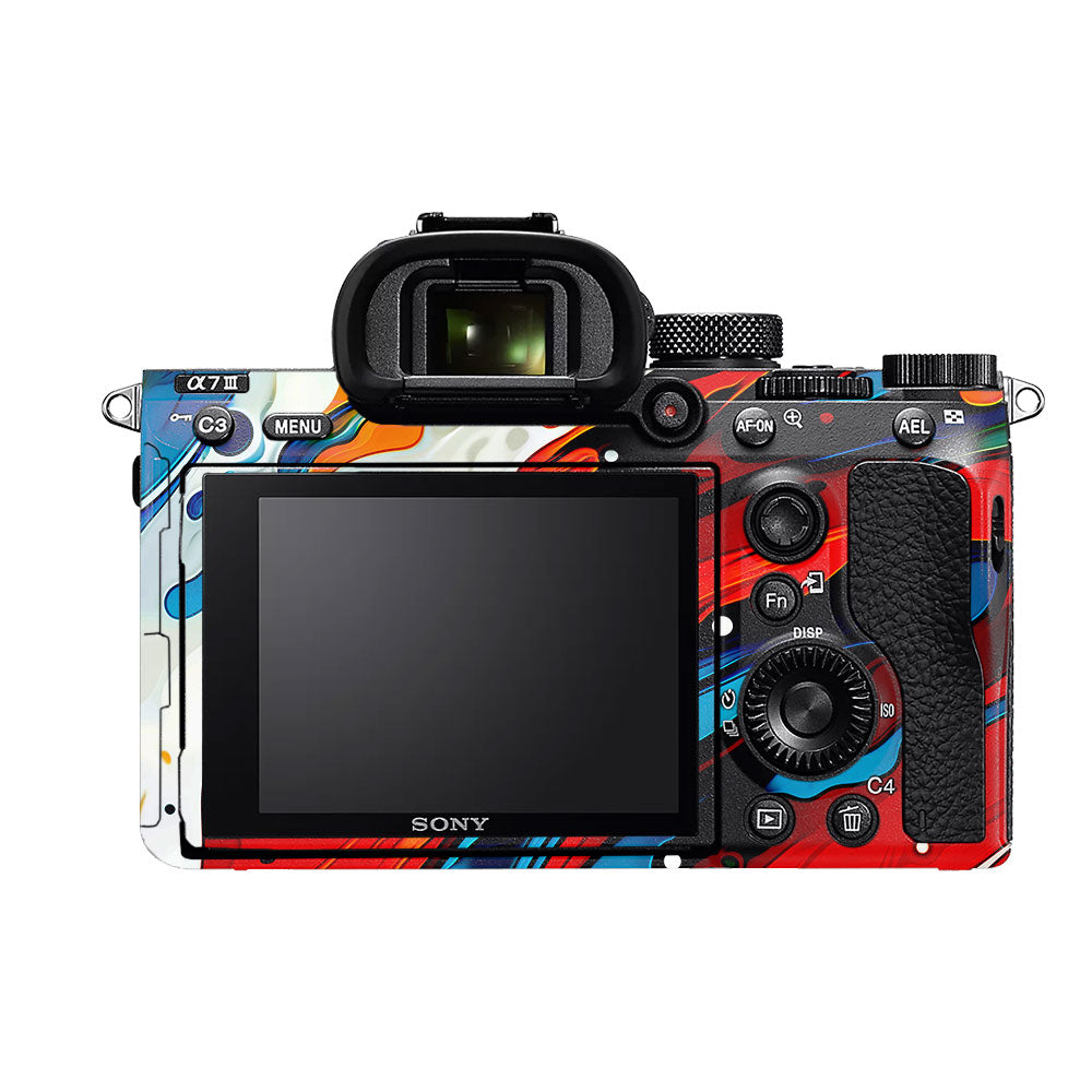 Fire & Ice Flow Sony A7MIII Camera Skin