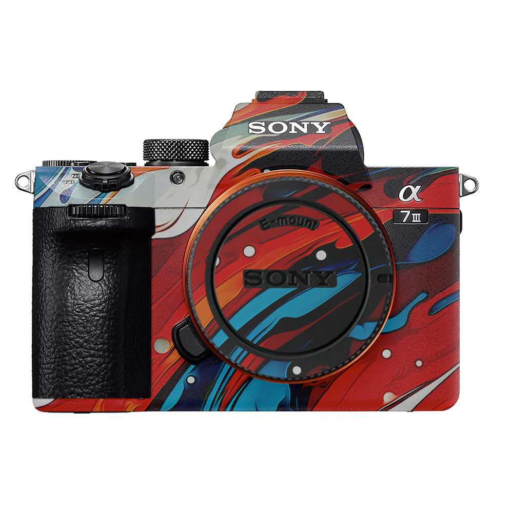 Fire & Ice Flow Sony A7MIII Camera Skin