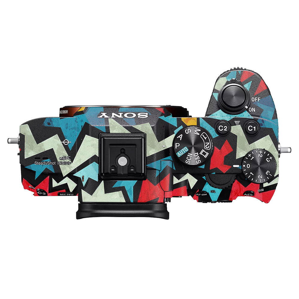 Pop Art Lightning Sony A7MIII Camera Skin