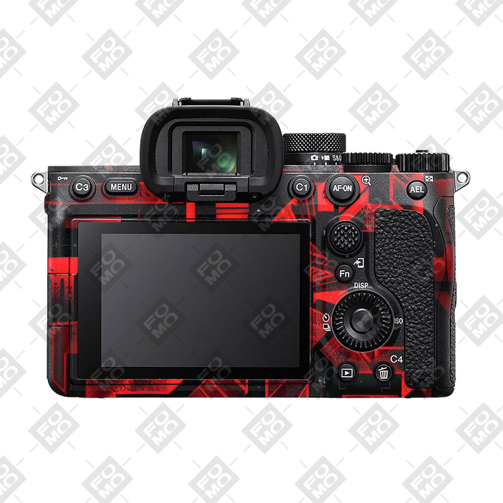 Cyber Maze Circuit Sony A7MIV Camera Skin