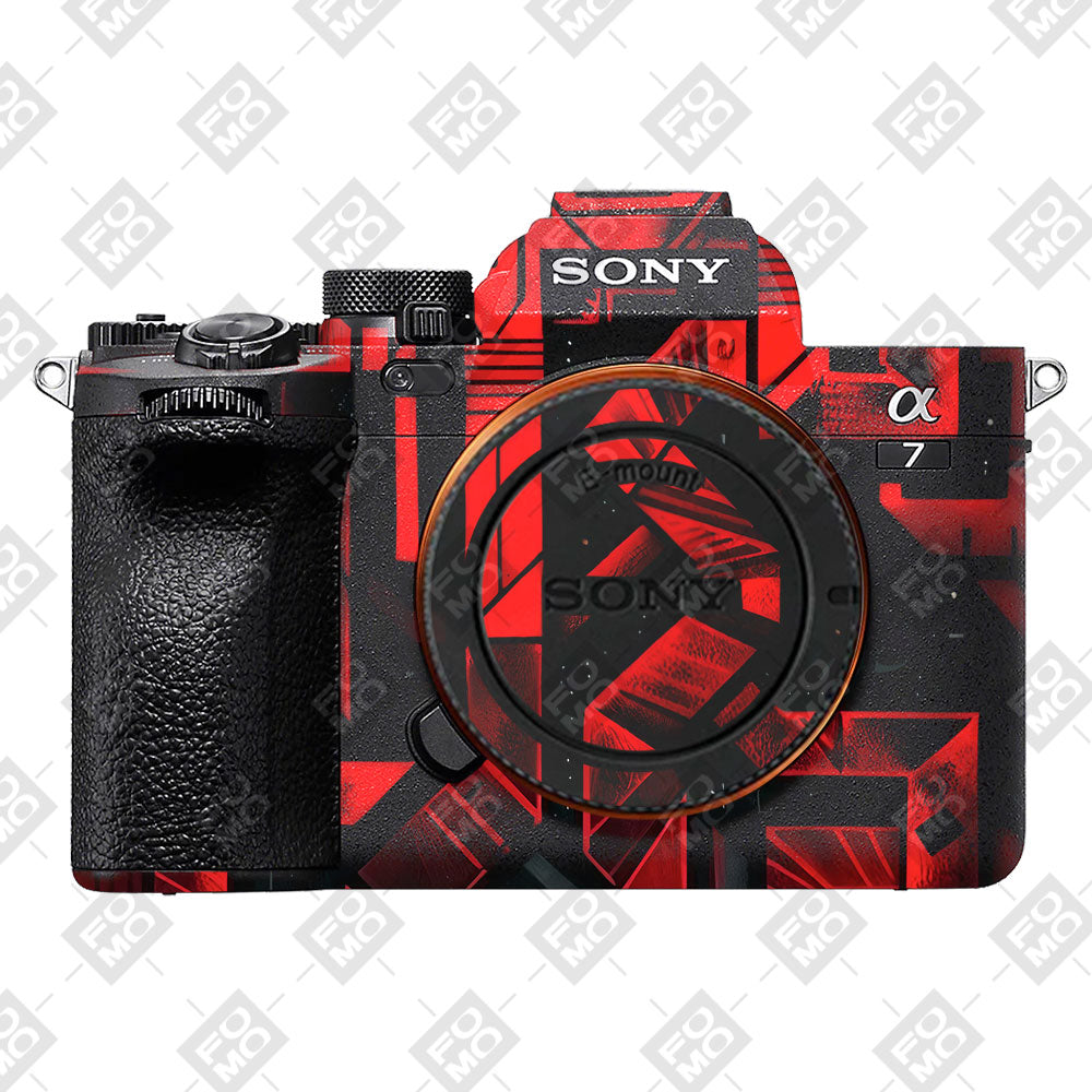 Cyber Maze Circuit Sony A7MIV Camera Skin
