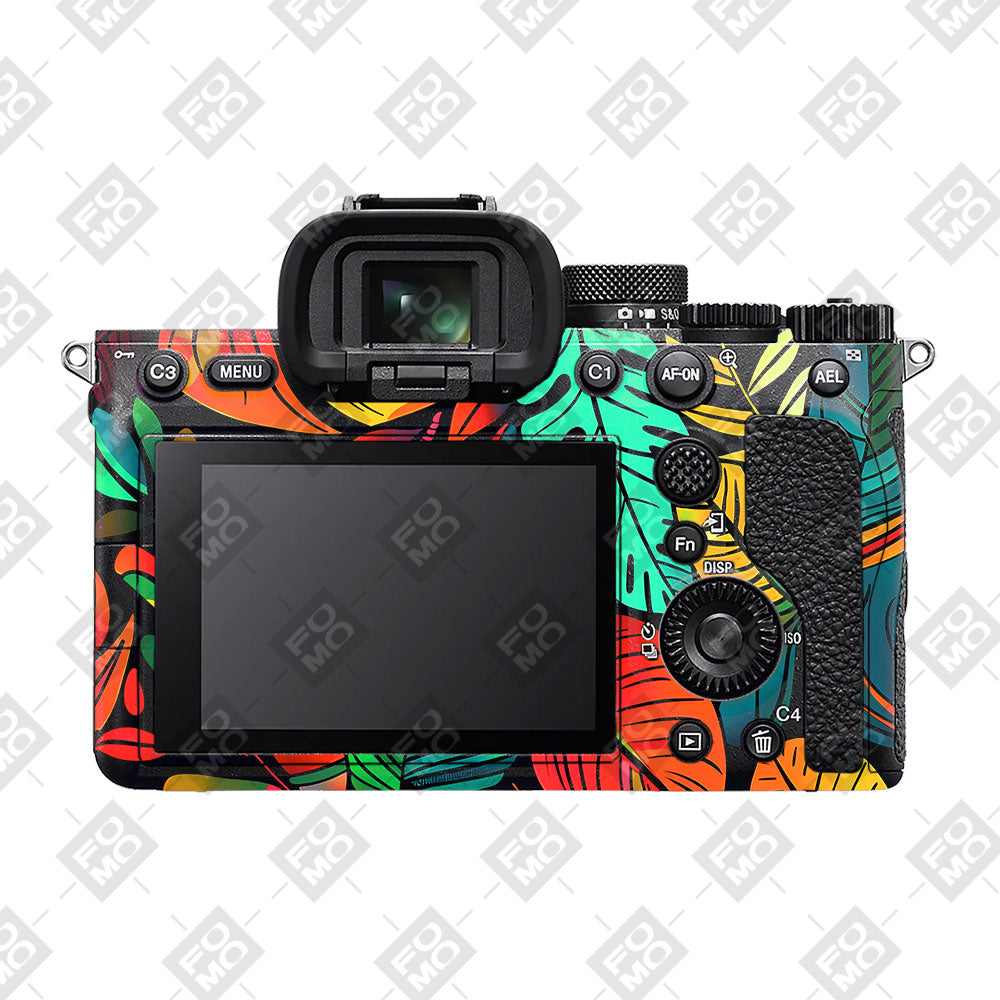 Tropical Jungle Leaves Sony A7MIV Camera Skin