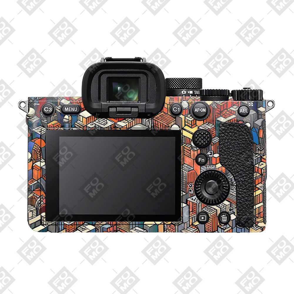 Isometric Cityscape Sony A7MIV Camera Skin