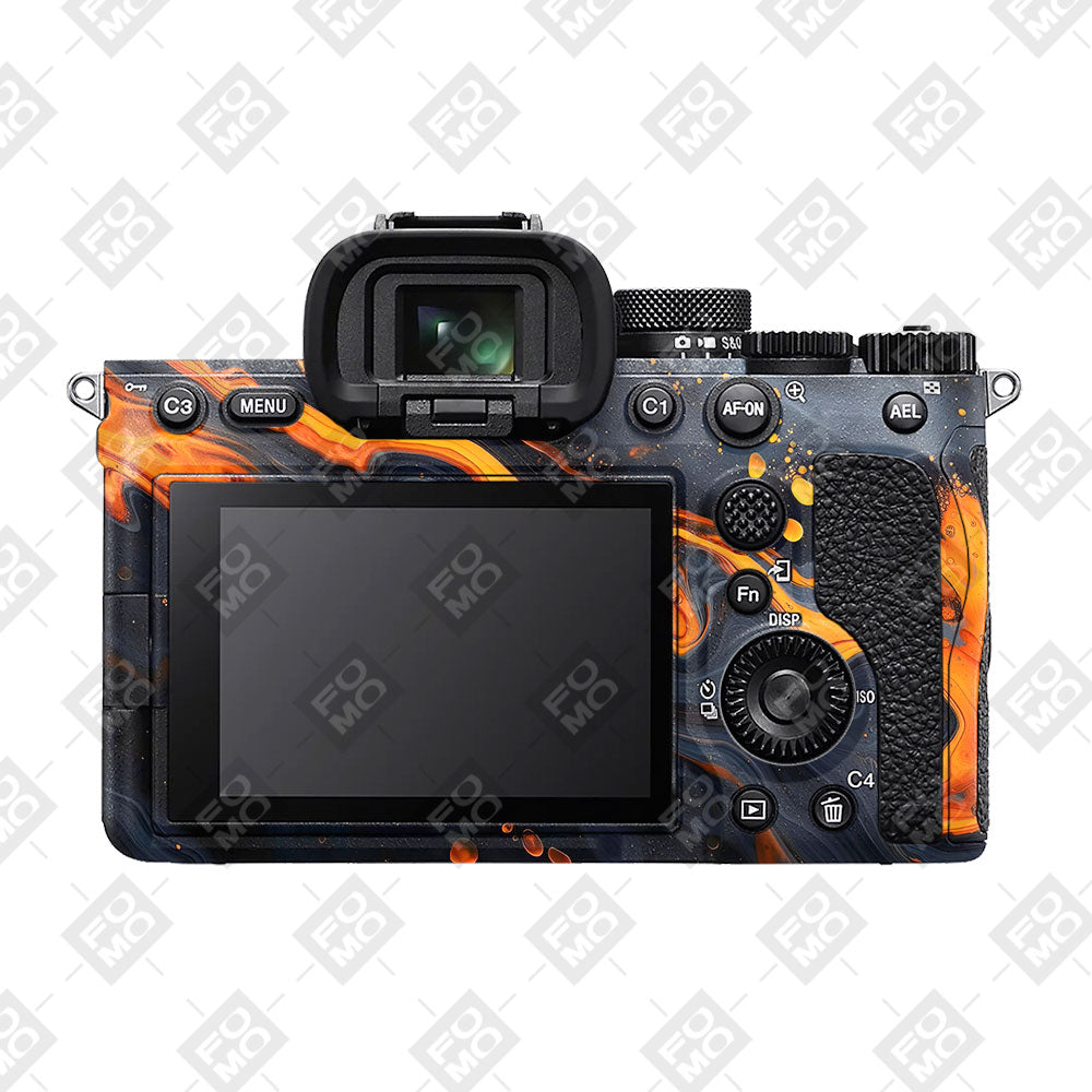 Lava Marble Sony A7MIV Camera Skins