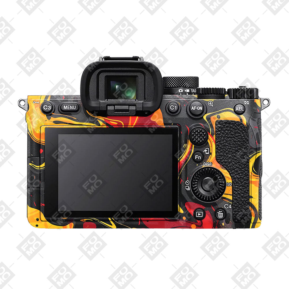 Lava Burst Sony A7MIV Camera Skins
