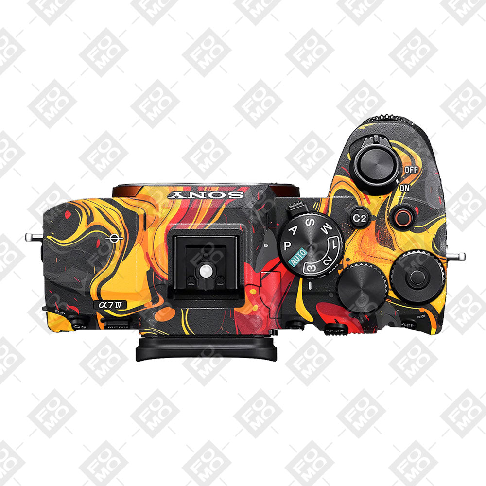 Lava Burst Sony A7MIV Camera Skins