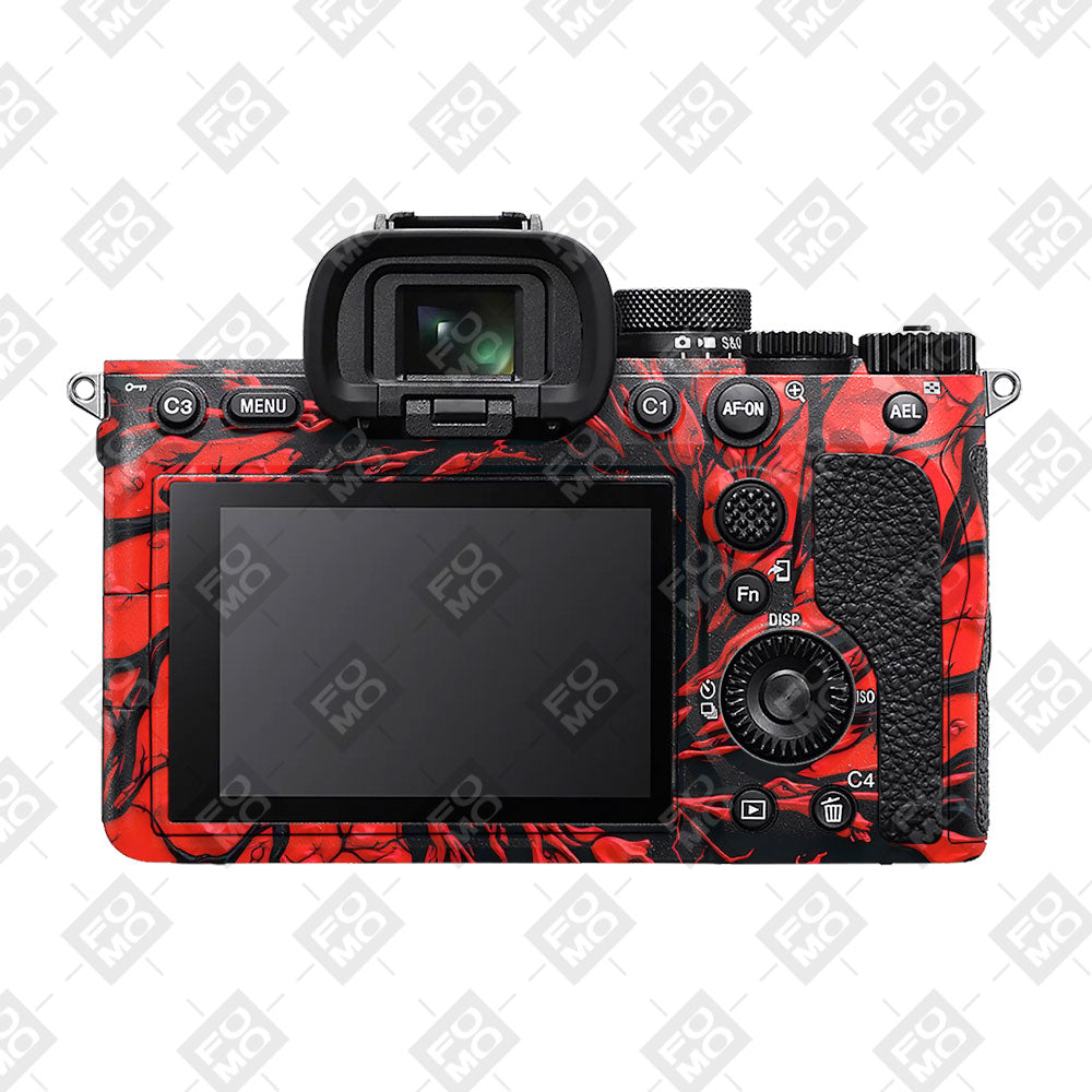 Venom Red Sony A7MIV Camera Skins