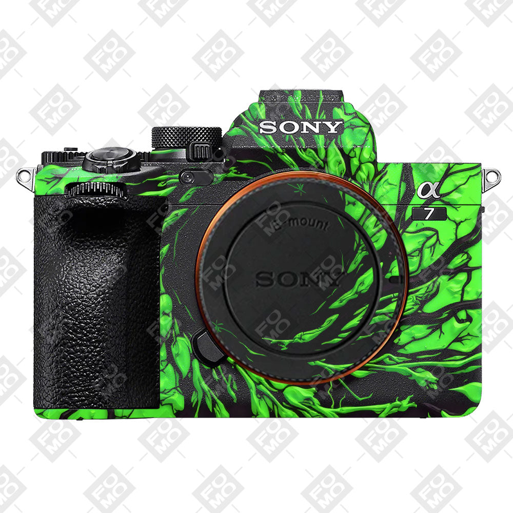 Venom Green Sony A7MIV Camera Skins