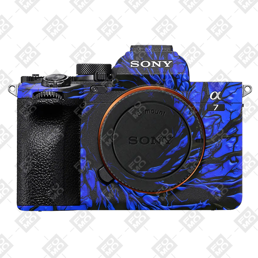 Venom Blue Sony A7MIV Camera Skins