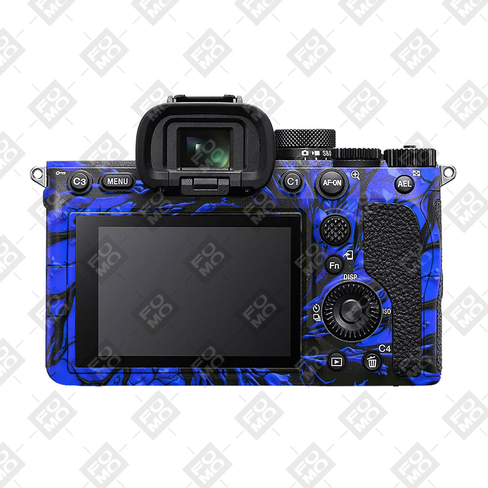 Venom Blue Sony A7MIV Camera Skins