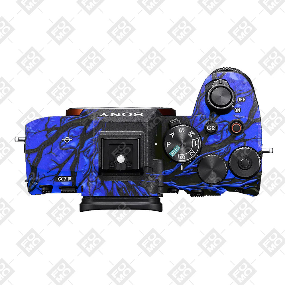 Venom Blue Sony A7MIV Camera Skins